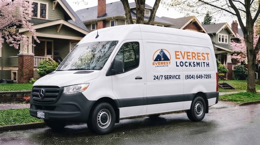 Everest Locksmith mobile workshop van serving UBC and the University Endowment Lands