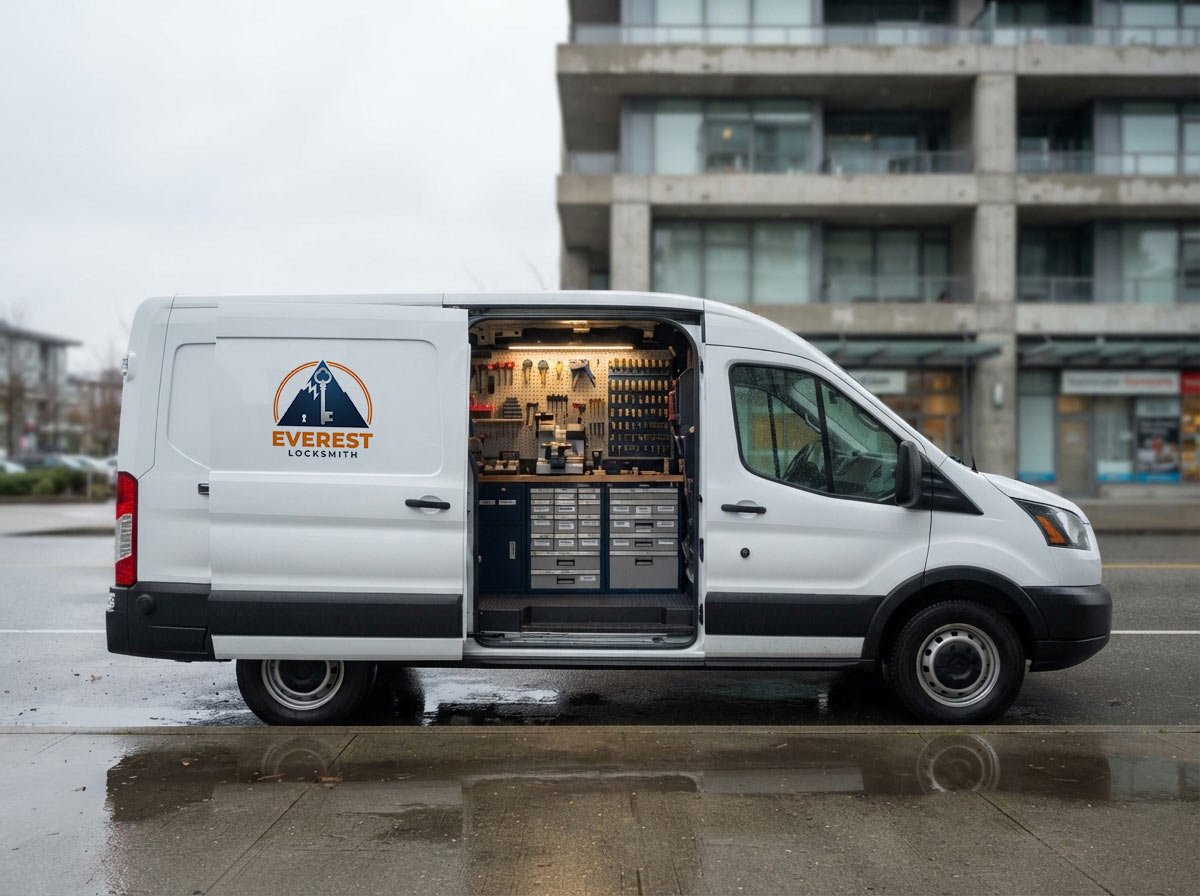 Everest Locksmith mobile workshop van serving Metro Vancouver