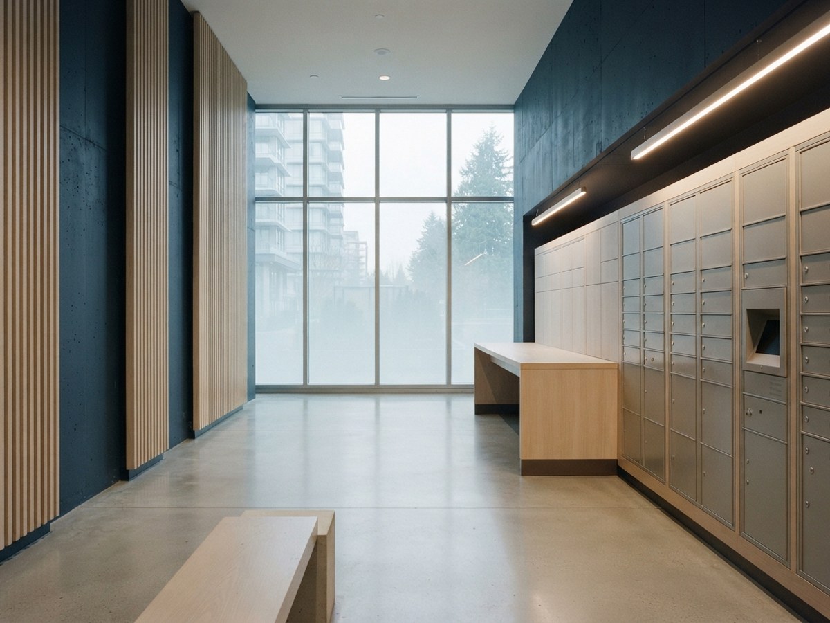 High-Rise Mailroom & Parcel Lockers by Everest Locksmith in Brentwood