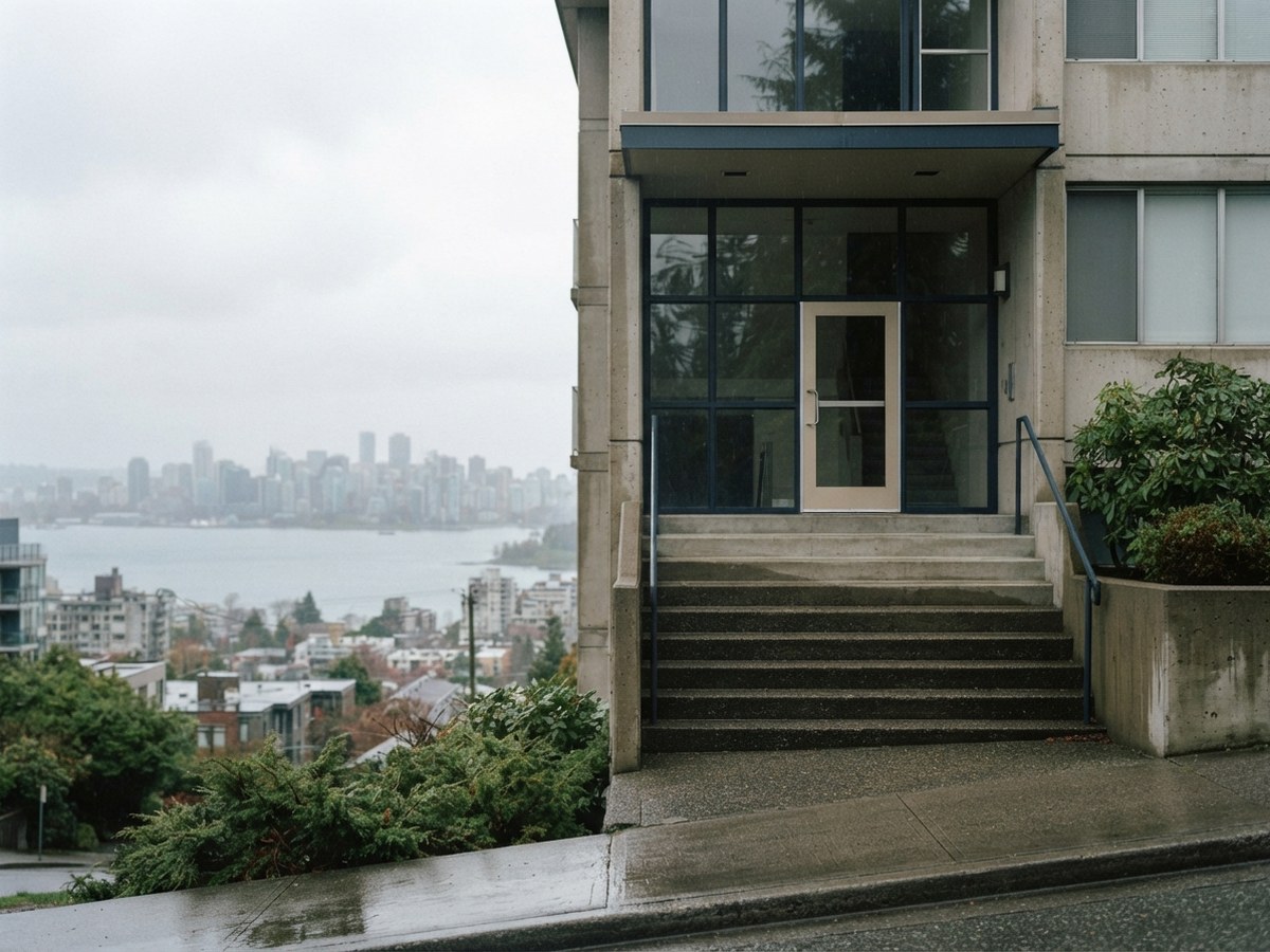Slope-Street Apartment Entry by Everest Locksmith in Lonsdale, North Vancouver