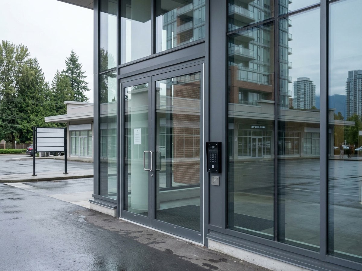 Mixed-Use Lobby Access Control by Everest Locksmith in Whalley, Surrey