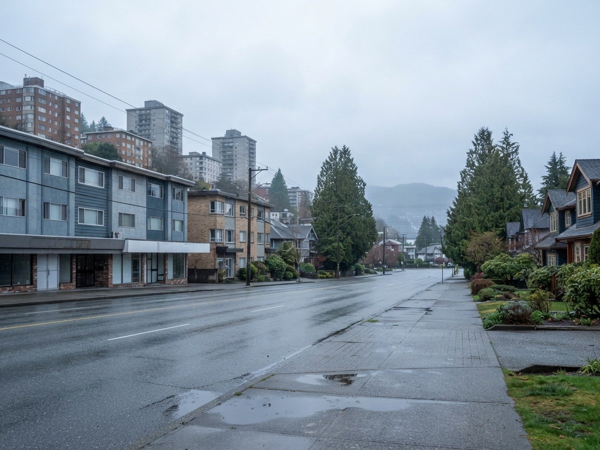 Residential street in Burnaby served by Everest Locksmith