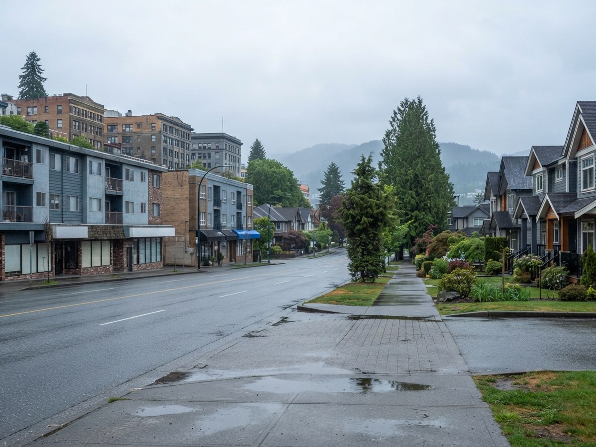 Residential street in New Westminster served by Everest Locksmith